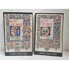 Rare "With the Church" Volumes I & II by Mother Mary Loyola 