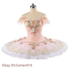 Professional Ballet Pink Pancake Ballet Tutu Dress Costume Adult Performance