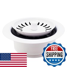 Westbrass D2089SEV-50 3-1/2" Kitchen Sink Waste Disposal Drain Flange And