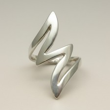 Stilvoll lange Sterling Silber Ring  925 hand...