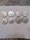 Kennedy Half Dollar Assortment of Eight---66-67-68-69.    lot#1