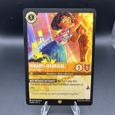 Mirabel Madrigal - Family Gatherer Lorcana  #14/204 Legendary Rare Cold Foil