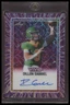 2025 Leaf Vivid #BA-DG1 Dillon Gabriel Base Auto Prismatic Purple #/7