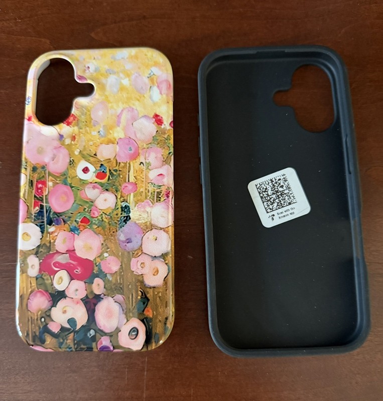 New Gustav Klimt Pink Flowers phone case for iphone 17