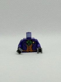 Lego Joker Suit with Orange Vest, Green Tie, Yellow Flower Pattern BAT005