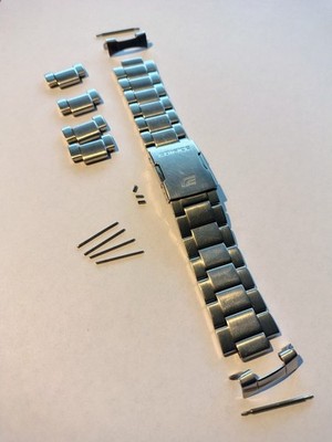 Uhrenarmband Casio Edifice EQS-500DB-1A1ER  (Edelstahl / Silber / Komplet)
