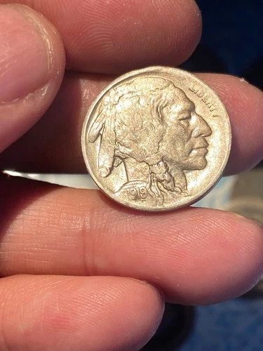 1919 d. Buffalo Nickel coin