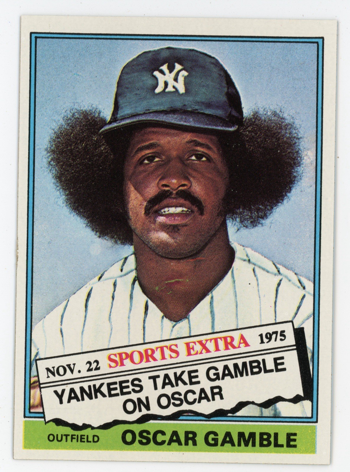 1976 Topps Traded Oscar Gamble #74T NM-MT Sharp