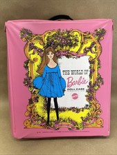 1968 Mattel The World Of Barbie Doll Case Pink 1002 Teen-Age Vintage 60's