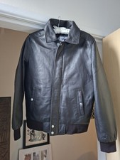 Schott NYC Men's Leather Jacket Dark Brown Medium BNWT 