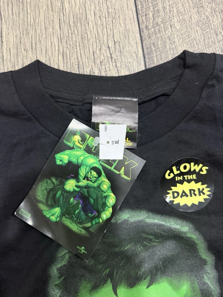NWT Vintage Incredible Hulk Marvel 2003 Y2K Movie Promo T-Shirt Youth XL Adult S - Image 4 of 4