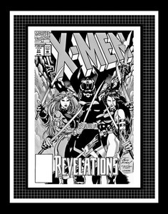 Andy Kubert X-Men #31 Rare Production Art Cover Monotone