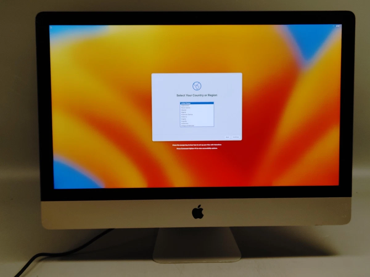 Apple iMac Intel Core i5 7th Gen. 2017 Release Year Apple Desktops