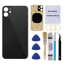 OEM Rear Back Glass Replacement for iPhone 11 6.1 inches with Reparing Toolki...