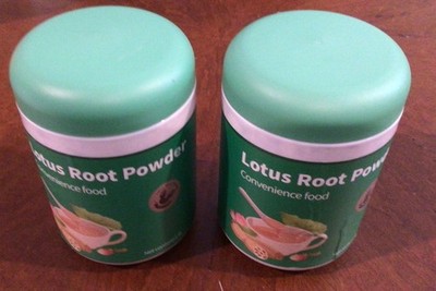 2- 1 Lb Convenience Food Lotus Root Powder 2 Containers Sealed