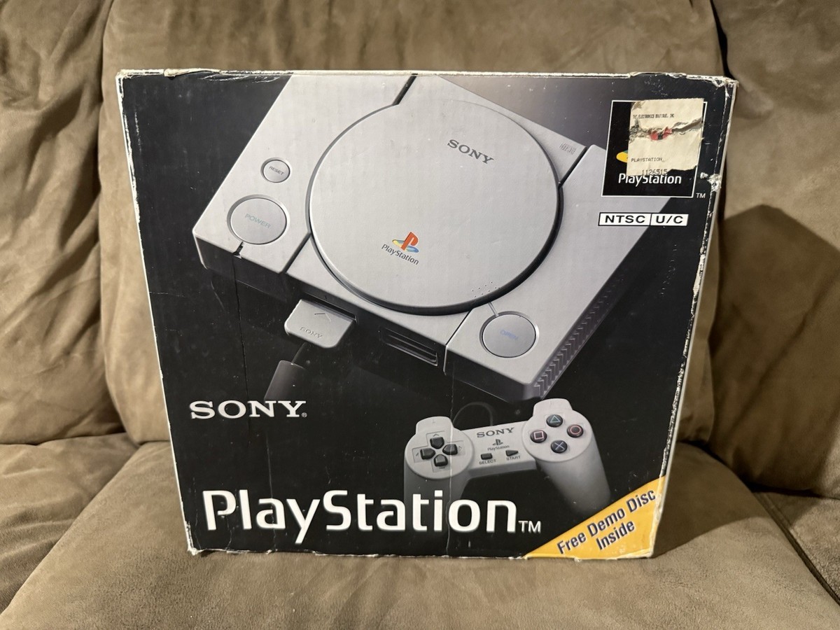 Vintage PlayStation 1 Console BOX ONLY 1995 Launch Edition