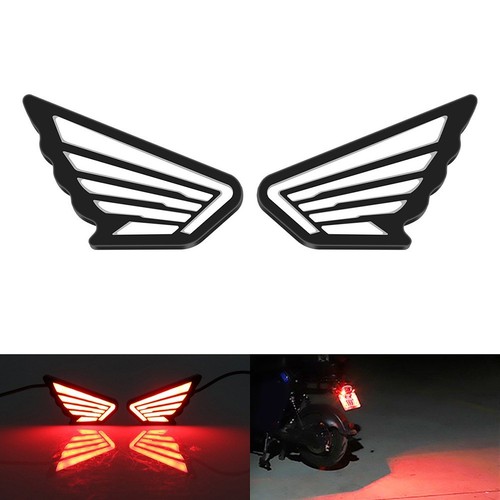 Angel Wing LED Light for Motorcycles Bright and Decorative Tail Signal - Picture 9 of 18