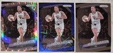 VERONICA BURTON LOGOFRACTOR WNBA 2025 Panini Prizm BLUE VELOCITY PRIZM #70 &Base
