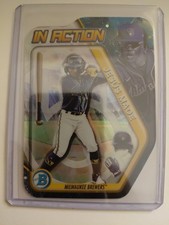 2025 Bowman Draft Chrome JESUS MADE In Action Insert #BIA-5 Milwaukee Brewers