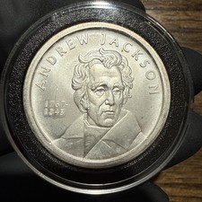 2013 1 Oz .999 Silver Andrew Jackson Norfed Round Aocs Approved Stack Silver