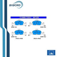 ATE BremsbeläGe Vorderachse Audi A5 16- A4 B9 15- A6 C8 18- Q5 16-