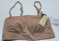 Shapermint Truekind convertible strapless bandeau bra beige size S new