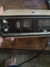 Siemens Klappzahlenwecker 70er Alpha RG222