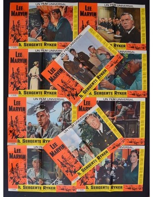 Fotobusta Die Sergeant Ryker Lee Marvin Bradford Dillman Vera Miles F108