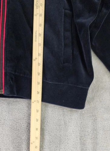 Norm Thompson Jacket Mens Large Black Velour Full Zip Long Sleeve Retro Vintage image 6