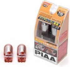 Piaa Turn Signal Halogen Bulb T20 Single Orange 2 Pieces 12v27w H-646