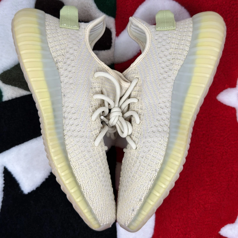 Talla 9 - Adidas Yeezy Boost 350 V2 Lino *LIGERAMENTE USADO* Foto 4 de 4