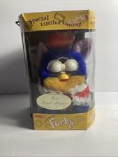 YOUR ROYAL MAJESTY Furby 2000 Special Limited Edition Purple Eyes With Box WORKS