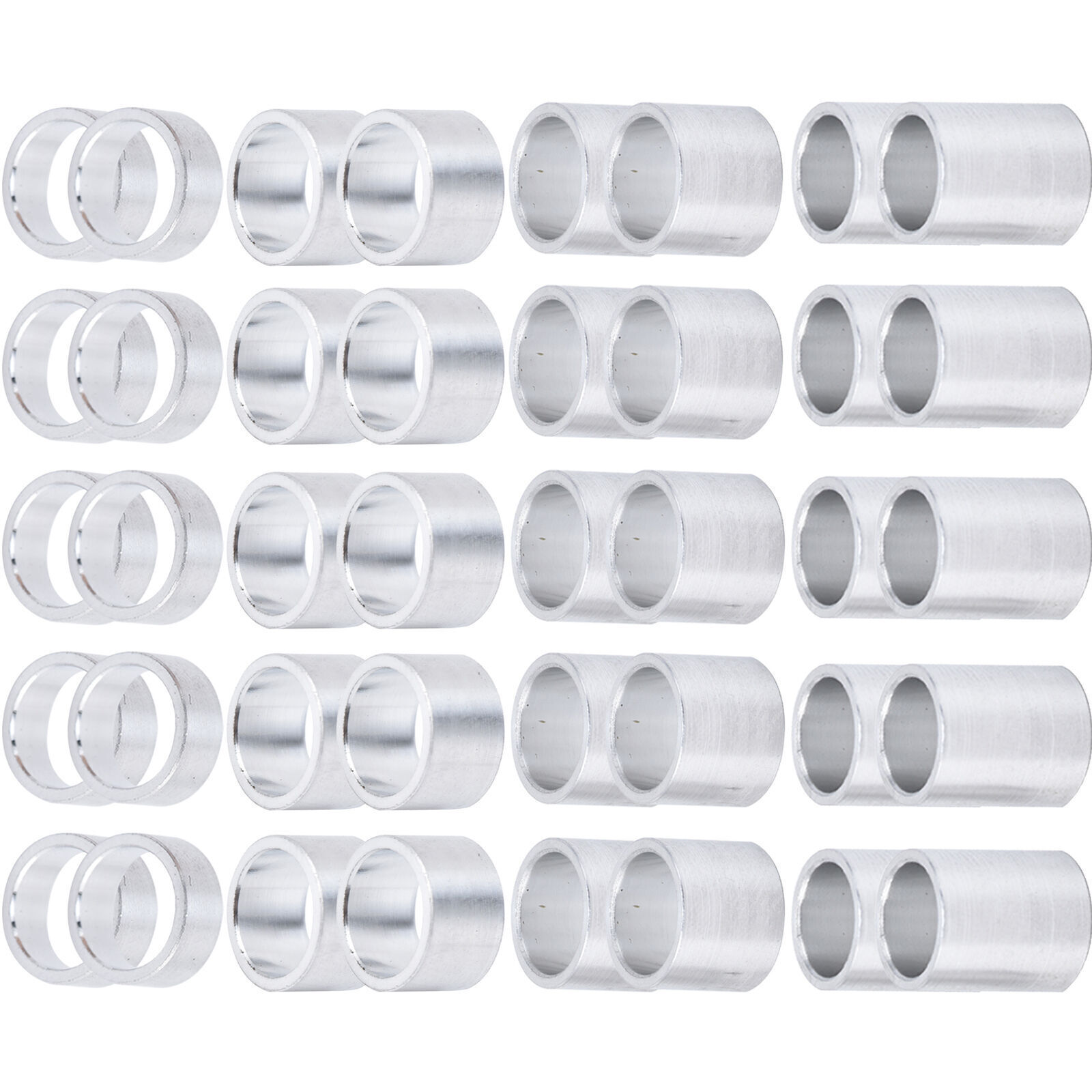 10Pcs Aluminum Alloy Spacer Round Unthreaded Standoff Support Fittings Outer