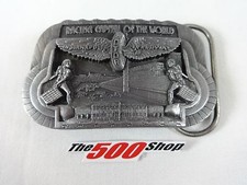 Racing Capital Of The World Indianapolis Motor Speedway Belt Buckle Indy 500