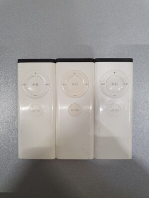 Viel 3 Apple Fernbedienung A1156 Kabellos Weiß Nicht Getestet Teile / Reparatur