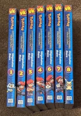 Pokemon Diamond And Pearl Adventure Manga Book Lot #1-8 MISSING #5  Ihara  USED