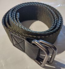 BENCH FS Army Green Canvas D-Ring Belt Fits Up to Size 57