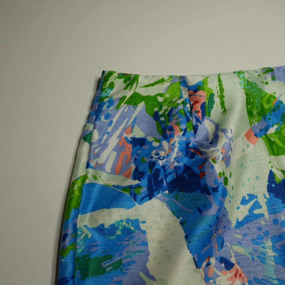 Falda Lápiz Sunny Leigh Mujer 10 Colorida Abstracta Boho Festiva Completamente Forrada Foto 2 de 4