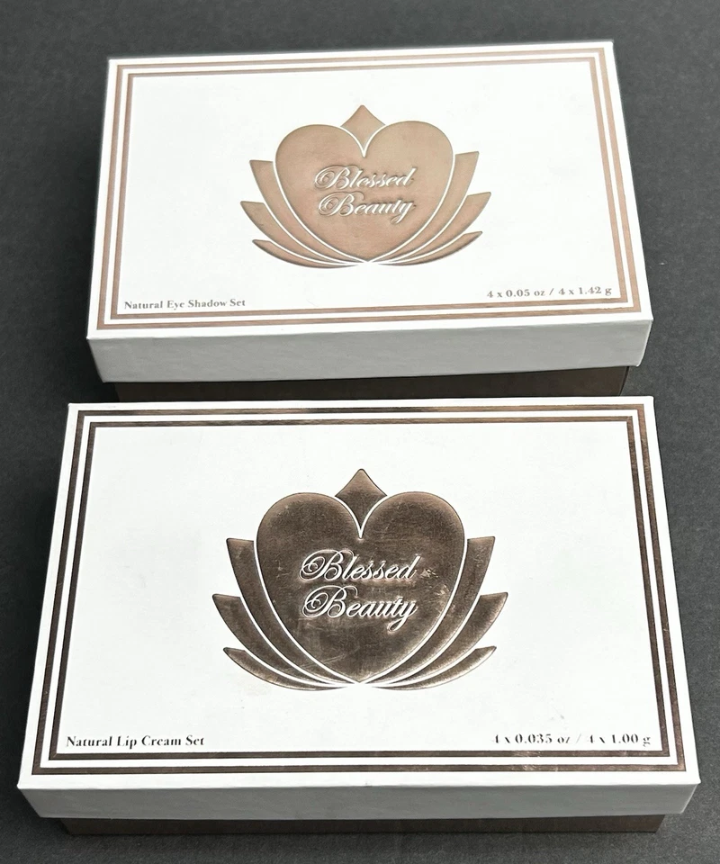 Blessed Beauty Natural Lip Cream & Natural Eye Shadow Set 0f Eight Shades - Image 2 of 4