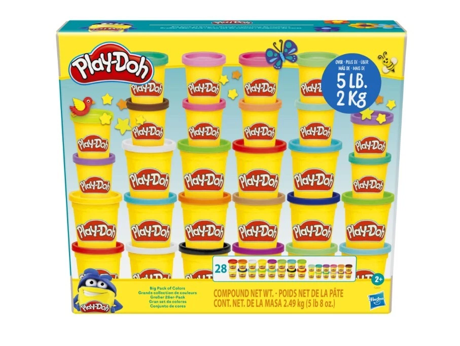 Play-Doh 28 Pack Big Pack of Colors, Back to School Supplies, Preschool  Toys