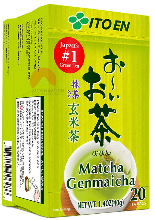 20 Premium Tea Bags 40g 玄米抹茶
