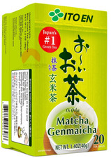 Ito En Japanese Oi Ocha Matcha Genmaicha Green Tea 20 Premium Tea Bags 40g       