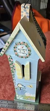 Kathy Hatch Hanging Butterfly House 14.5"  Hand Painted Wood