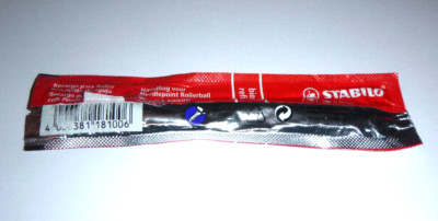 Stabilo 2005/041, Nachfüllmine für Needlepoint Rollerball, Blau 0,3 mm, Neu