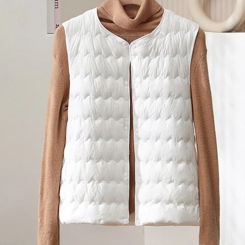 Winter Women Packable Ultralight Down Jacket Puffer Parka Coats Vest Warm - Picture 20 of 30