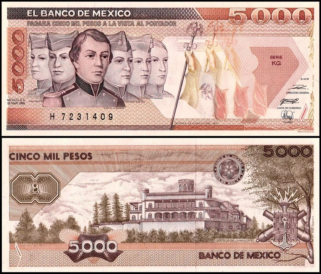 5000 dollars to pesos deals