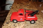 VINTAGE TONKA  TOW TRUCK WRECKER STANDARD OIL AA AAA RED CUSTOM PAINTED FLAT RED