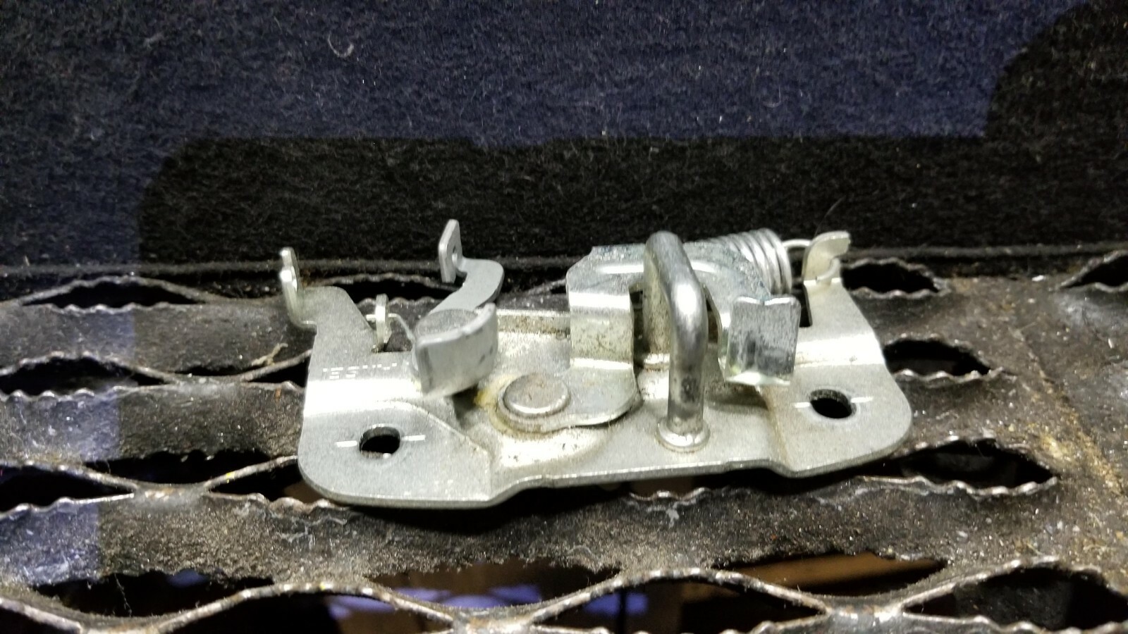 2008 2015 MITSUBISHI LANCER HOOD LOCK LATCH RELEASE PLATE OEM eBay