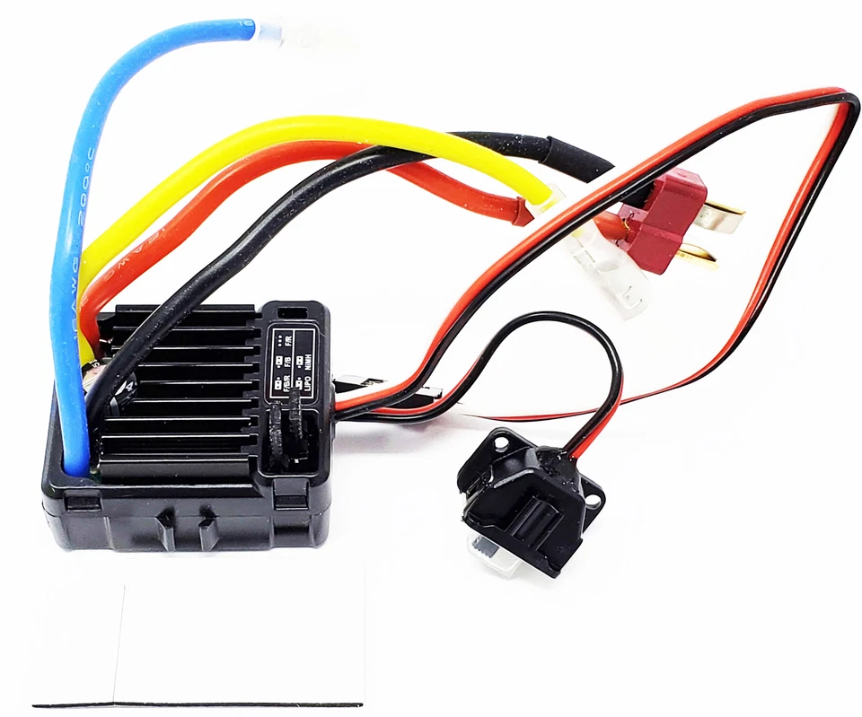 NHX Brushed ESC Speed Controller w/ Deans + 3-Slot 550 / 12T Brushed Motor - Image 4 of 4