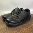 Orthofeet Avery Island Mens Size 10 6E Wide Black Leather Orthopedic Shoes